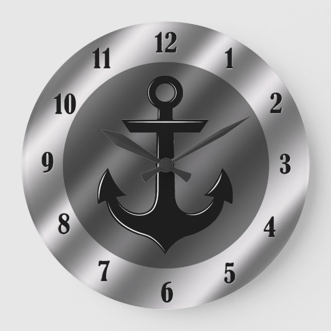 Anchor Large Clock (Front)