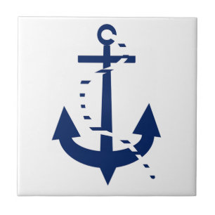 Anchor & Line Navy Tile