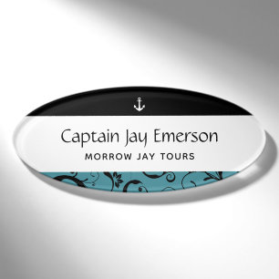 Anchor Maritime Staff Pro Damask Name Tag