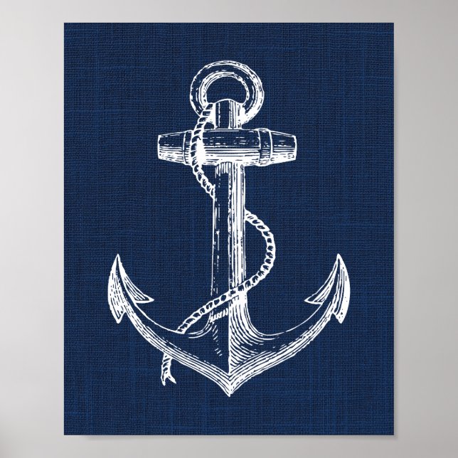 Anchor Nautical Print (Front)