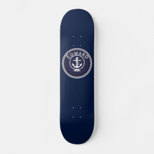 Anchor Nautical Seal Skateboard