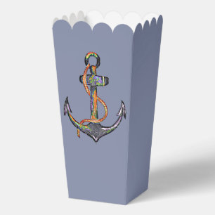 ANCHOR Nautical Watercolor grungy design 1 Favour Box