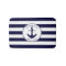 Anchor Navy and White Nautical Bath Mat
