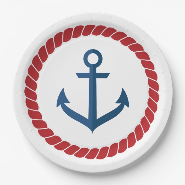 Anchor Paper Plate (Front)