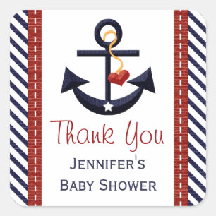 Anchor Party Favour Sticker Labels