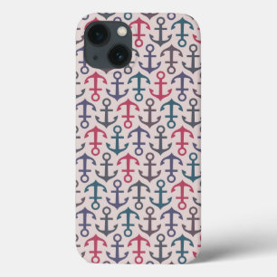 Anchor pattern iPhone 13 case