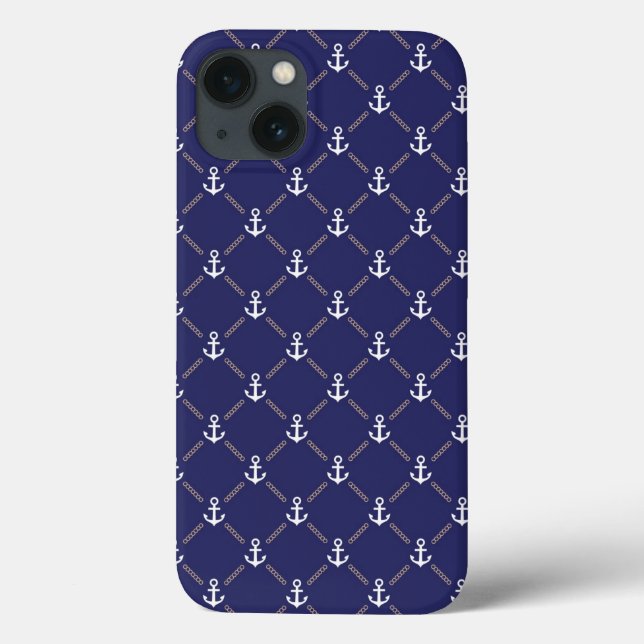 Anchor pattern Case-Mate iPhone case (Back)