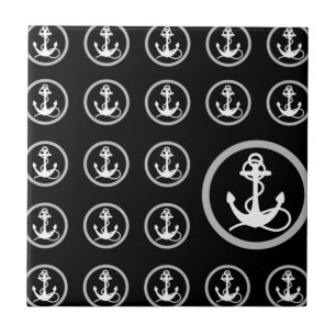 Anchor Pattern Ceramic Tile
