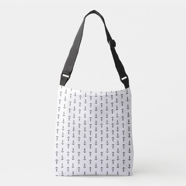 Anchor Pattern Crossbody Bag (Front)