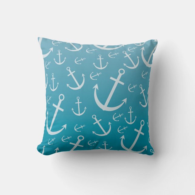 Anchor pattern cushion (Front)