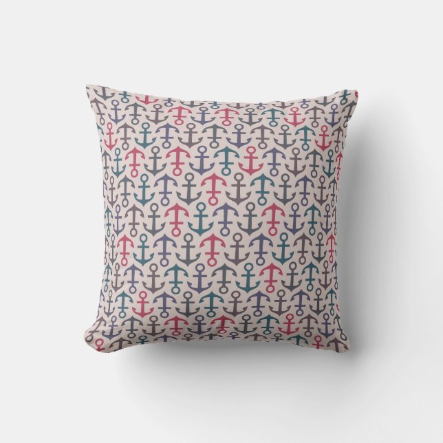 Anchor pattern cushion (Front)