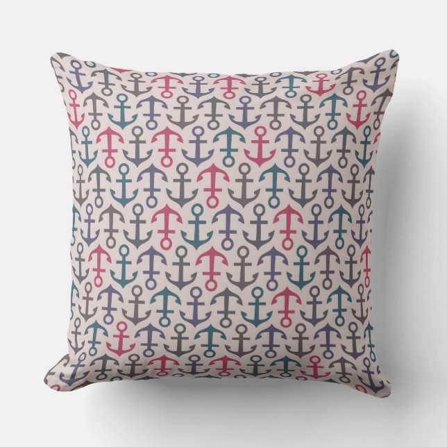 Anchor pattern cushion (Front)