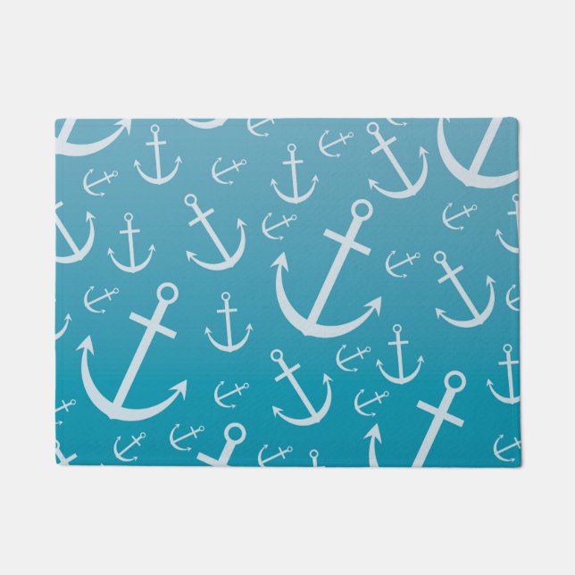 Anchor pattern doormat (Front)