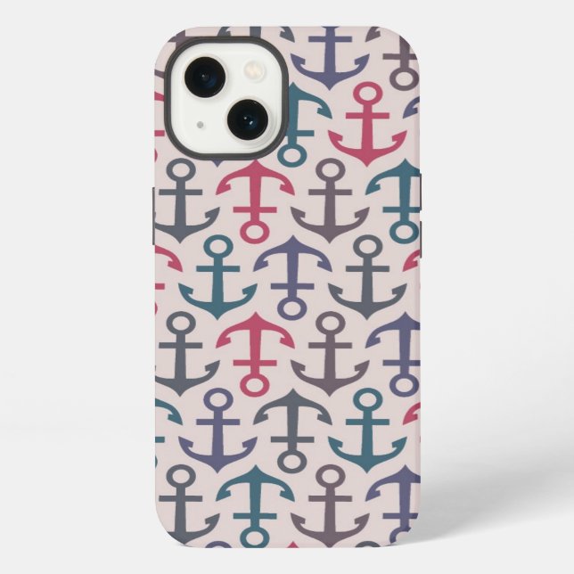 Anchor pattern iPhone case (Back)