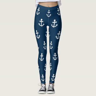 Anchor Pattern Leggings