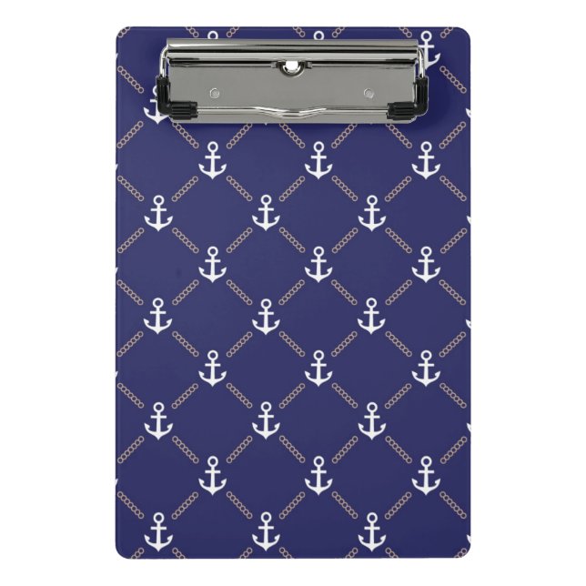 Anchor pattern mini clipboard (Front)
