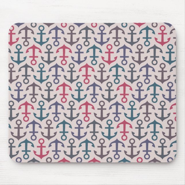 Anchor pattern mouse pad (Front)