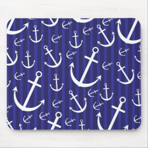 Anchor pattern mouse pad