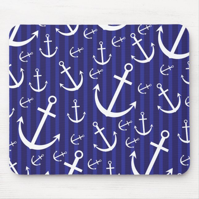 Anchor pattern mouse pad (Front)
