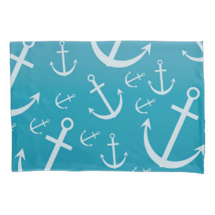 Anchor pattern pillowcase