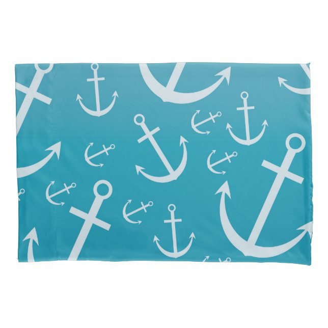Anchor pattern pillowcase (Front)