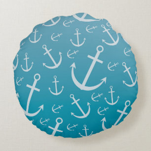 Anchor pattern round cushion