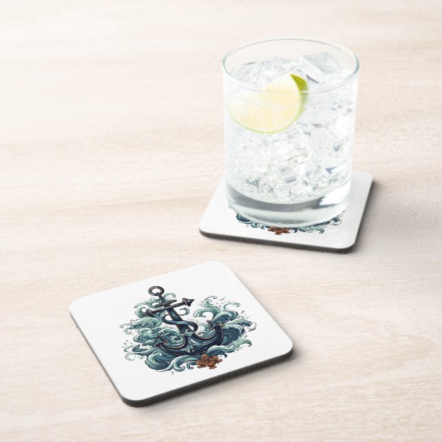 Anchor Plastic Coasters  (Right Side)