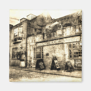 Anchor Pub London Vintage Magnet