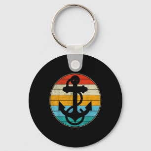 Anchor Retro Vintage Sailing Sail Nautical Captain Key Ring