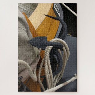 Anchor, rope jigsaw puzzle