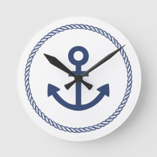 Anchor Round Clock
