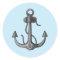 "ANCHOR" SEALIFE NAUTICAL ENVELOPE SEAL STICKER