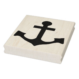 Anchor Shape Rubber Art Stamp