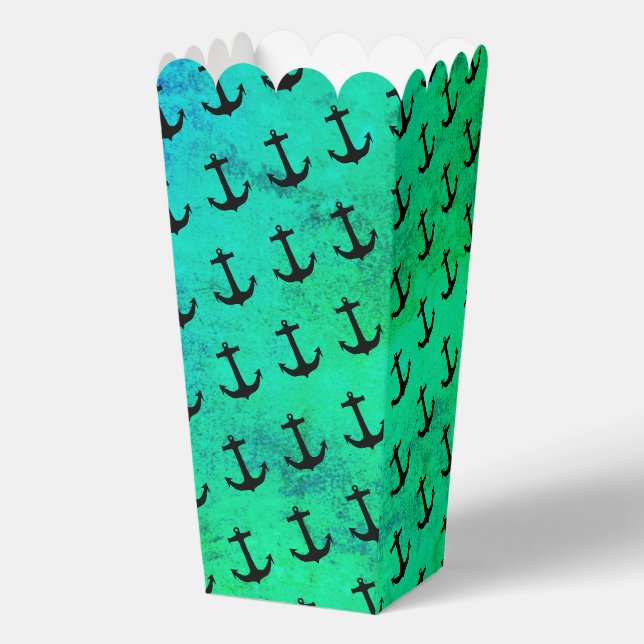 ANCHOR Silhouette - black 1a Favour Box (Front)