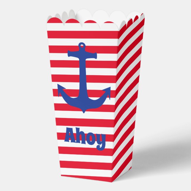 ANCHOR Silhouette - blue 1 Favour Box (Front)