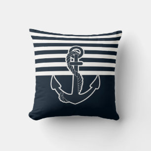 Anchor & Stripes Cushion