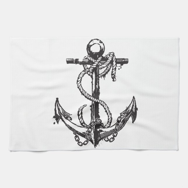 Anchor Tea Towel (Horizontal)