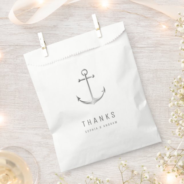 Anchor thanks with monogram beach wedding favour bag (Clipped)