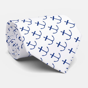 Anchor Tie (Dark Print)