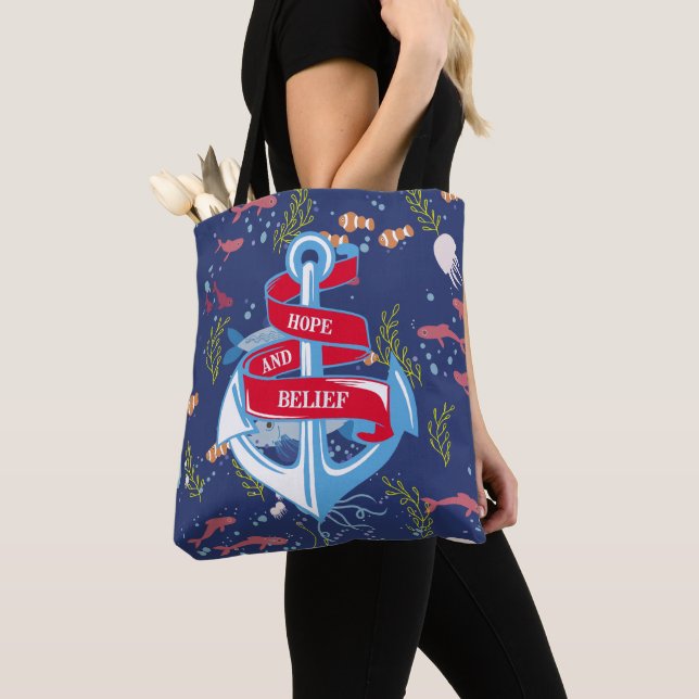 Anchor Tote Bag (Close Up)