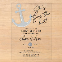 Anchor Tying the Knot Nautical Bridal Shower