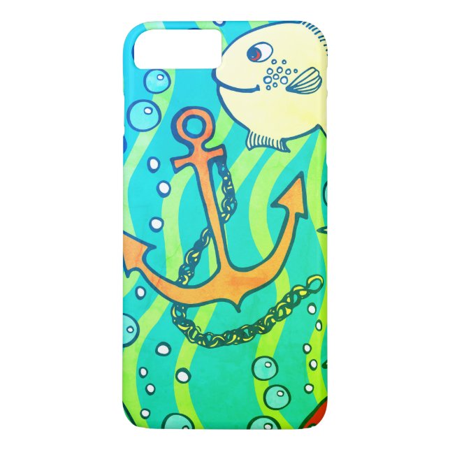 Anchor under the sea iphone 8 case (Back)