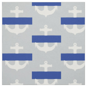 Anchor white & stripes + your ideas fabric