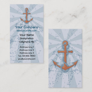 Anchor with Chain Business Card