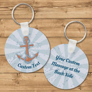 Anchor with Chain Key Ring