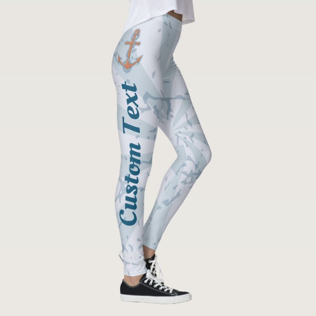 Anchor with Chain Leggings (Right)