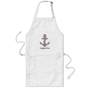 Anchor with Chain Long Apron