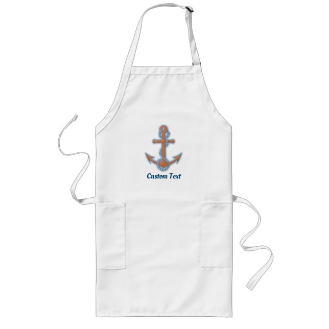 Anchor with Chain Long Apron (Front)