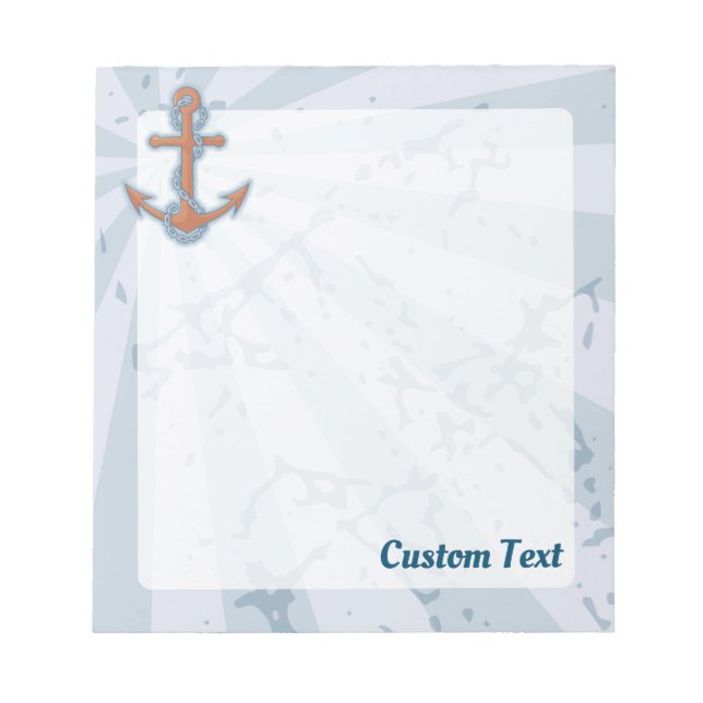 Anchor with Chain Notepad (Front)