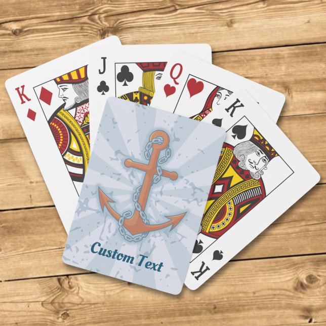 Anchor with Chain Playing Cards (Creator Uploaded)